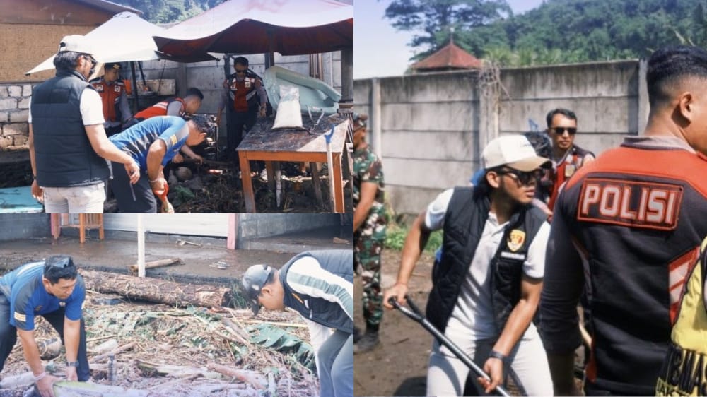 Hujan Deras Picu Banjir di Crystal Bay Nusa Penida, Akses Wisata Sempat Tertutup