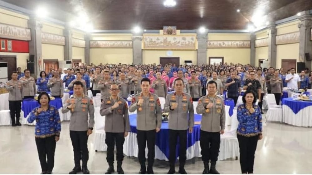 Polda Bali Peringati HUT KORPRI ke-54, Kapolda Tekankan Integritas ASN