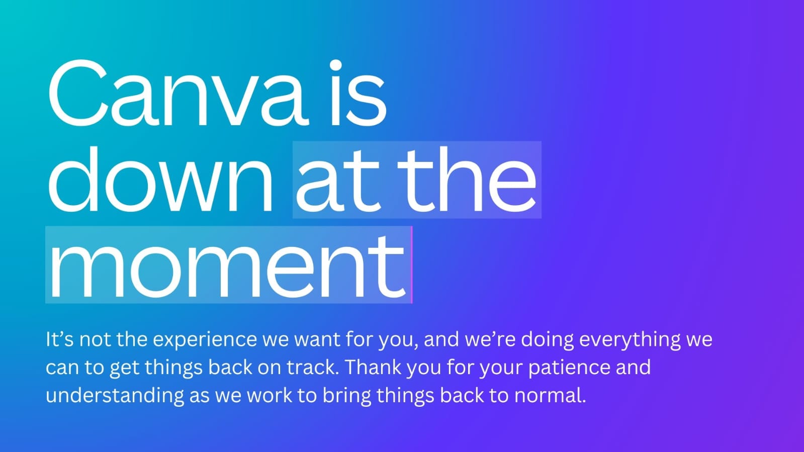 Bikin Jantungan! Canva Down Global, Ribuan Desainer dan Pelajar Panik Kehilangan Proyek