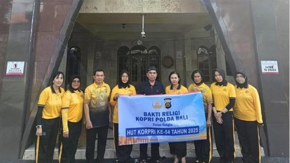 HUT ke-54, KORPRI Polda Bali Gelar Bakti Religi Lintas Agama