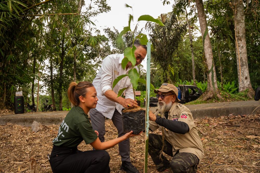 Nuanu dan Bali Tourism Board Dukung Reforestasi Batukaru