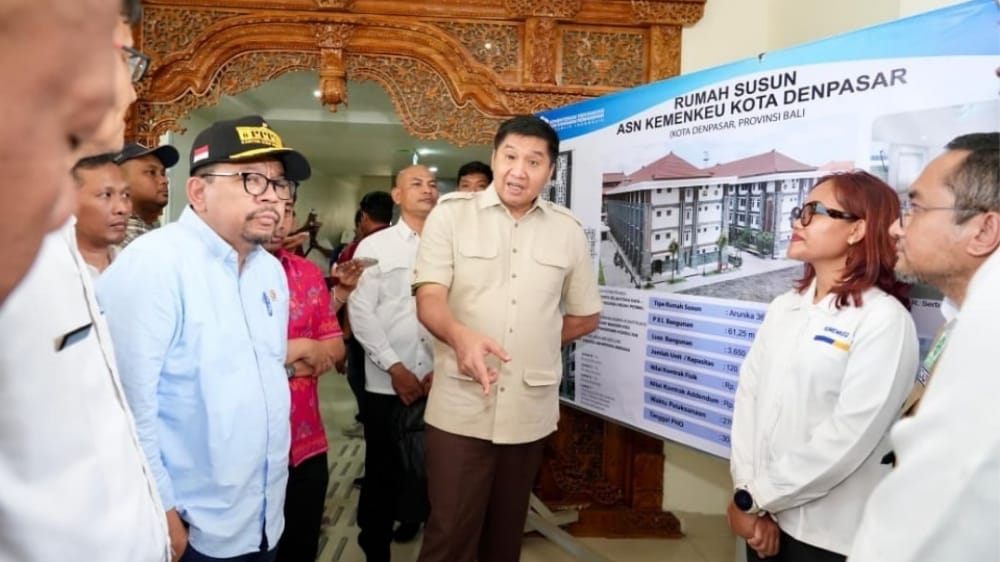 Kunjungi MPP Denpasar, Menteri PKP Pastikan Bantuan BSPS untuk 100 Rumah Warga