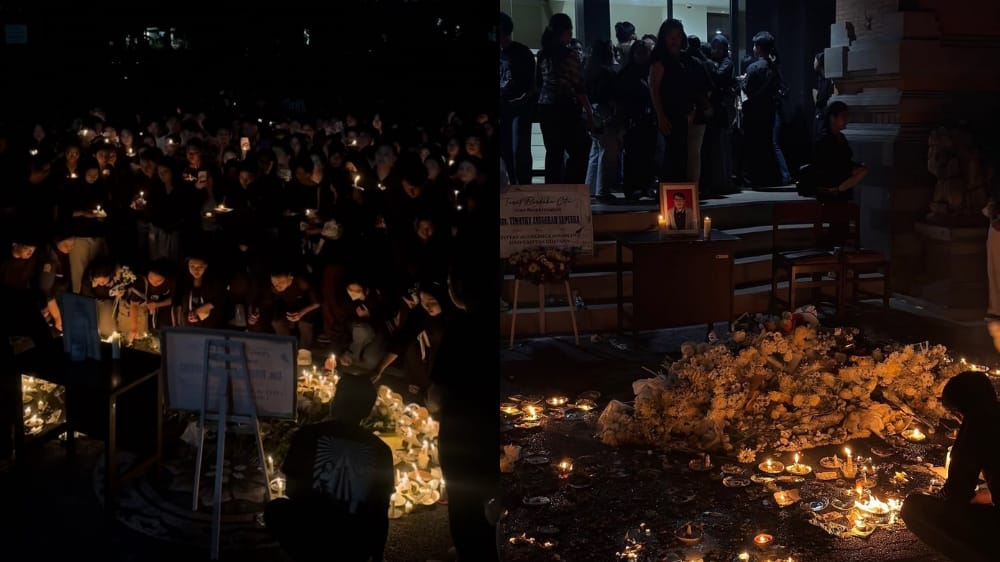 Doa dan Renungan Haru di Unud untuk Mengenang Mahasiswa FISIP yang Meninggal Tragis
