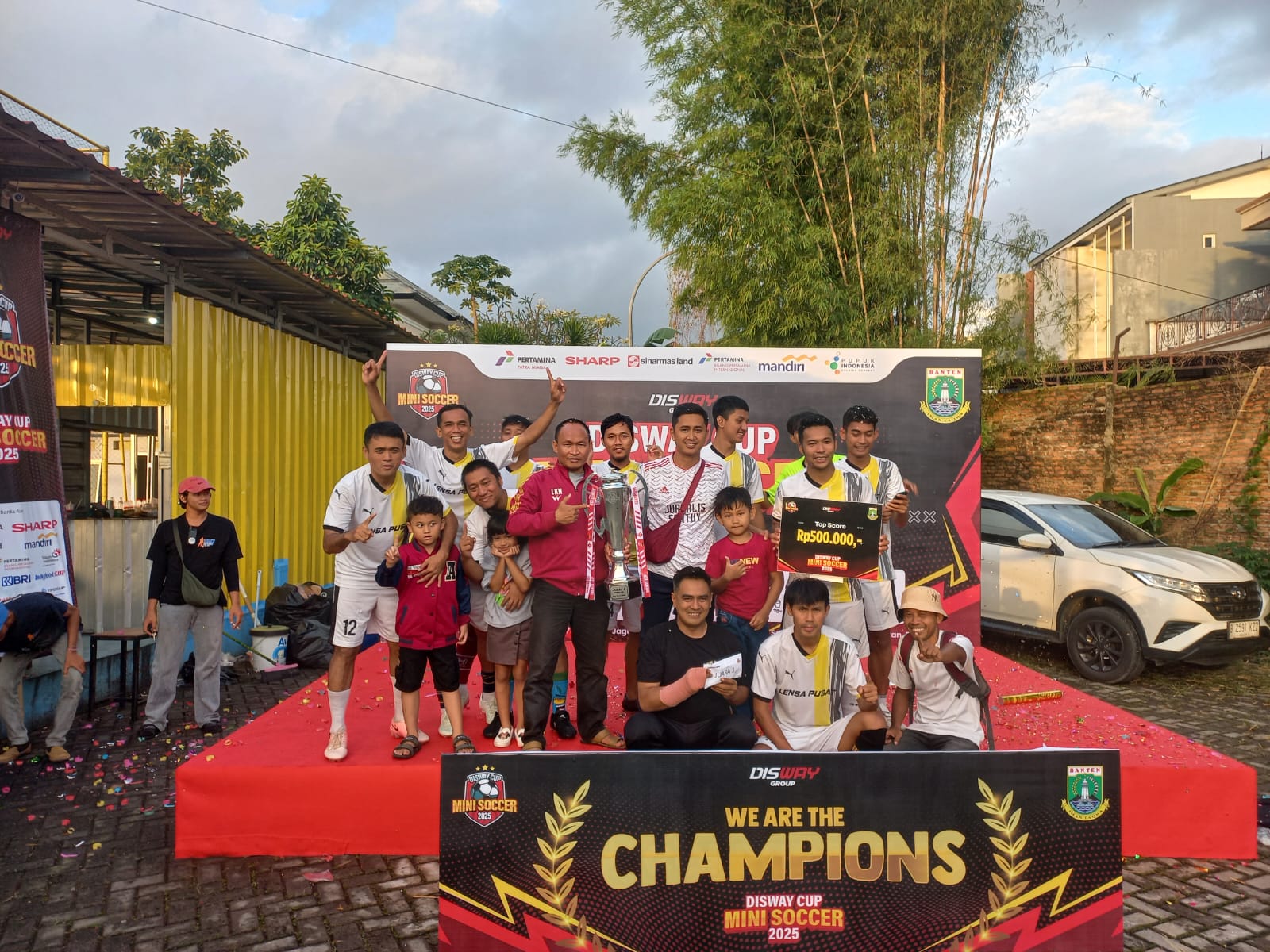 Pokja Wartawan Jakarta Pusat Juara Disway Cup Mini Soccer 2025
