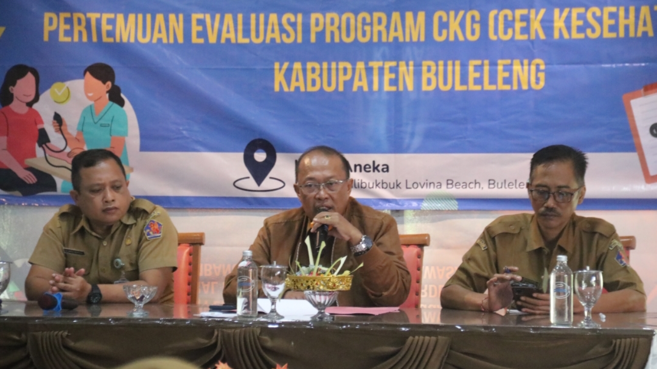 Evaluasi CKG 2026 di Buleleng, Dinkes Perkuat Sinergi Lintas Sektor Demi Capai Target 46 Persen