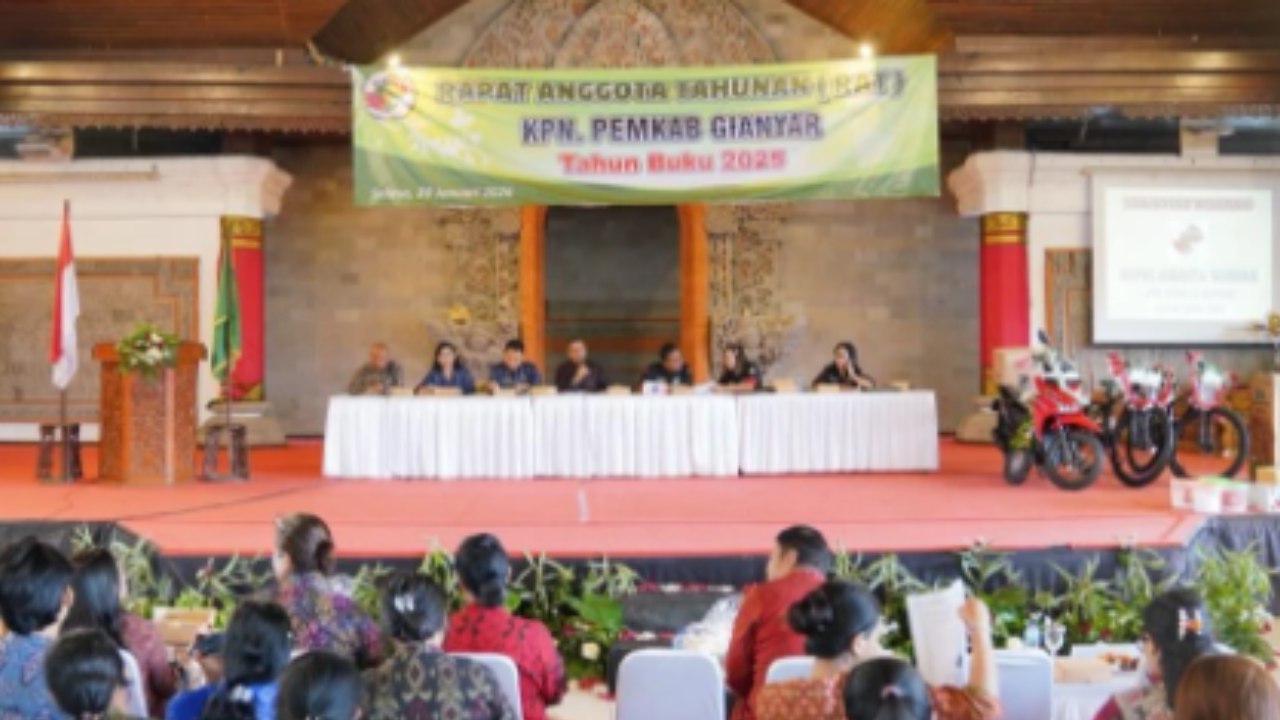 RAT KPN Pemkab Gianyar Digelar, Jumlah Anggota dan SHU Terus Meningkat
