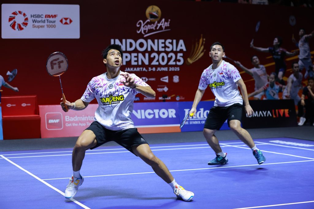 Joss! Sabar/Reza Melaju ke Final Indonesia Open 2025 Usai Menang Rubber Lawan Malaysia