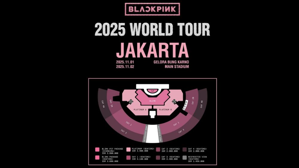 Petunjuk Akses Menuju ke Stadion Utama Glora Bung Karno untuk Konser BLACKPINK Jakarta 2025