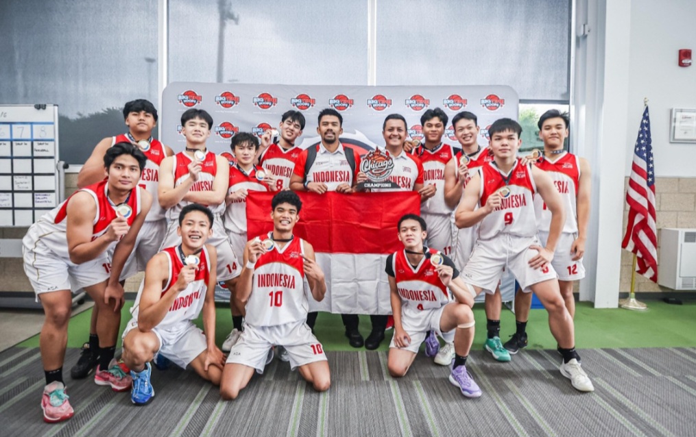 Joss! Tim DBL Indonesia All Star Kawin Gelar Juara di Turnamen Basket Amerika Serikat