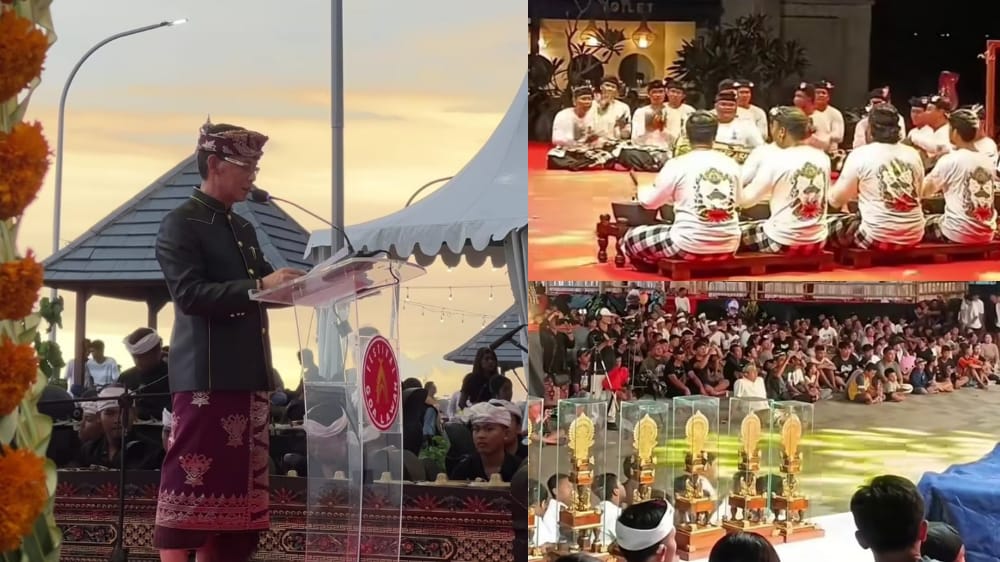 Aksi Baleganjur Ngarap Meriahkan Pembukaan Festival Goa Lawah 2025