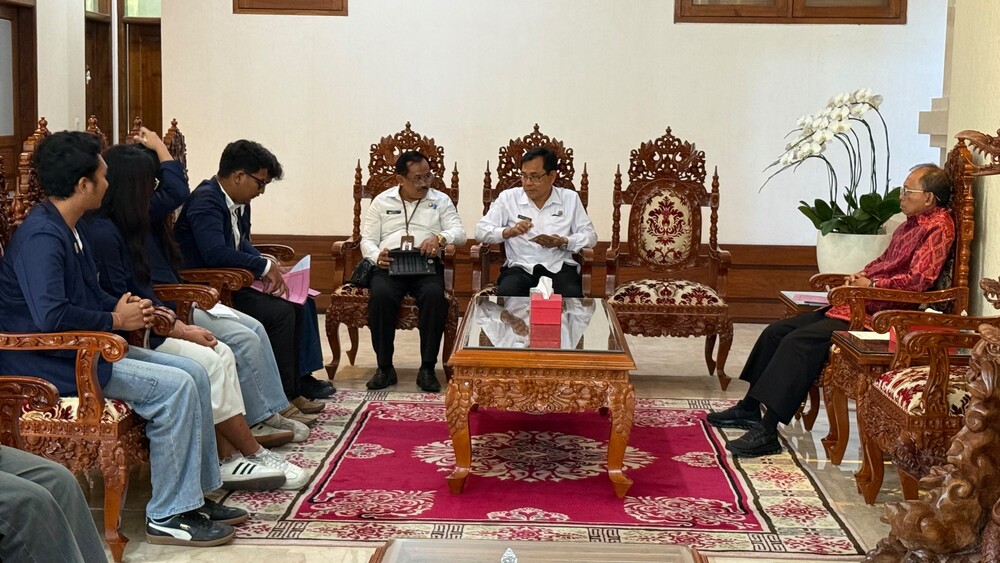 Bertemu Koster, BEM Pertanian Unud Soroti Alih Fungsi Lahan di Bali