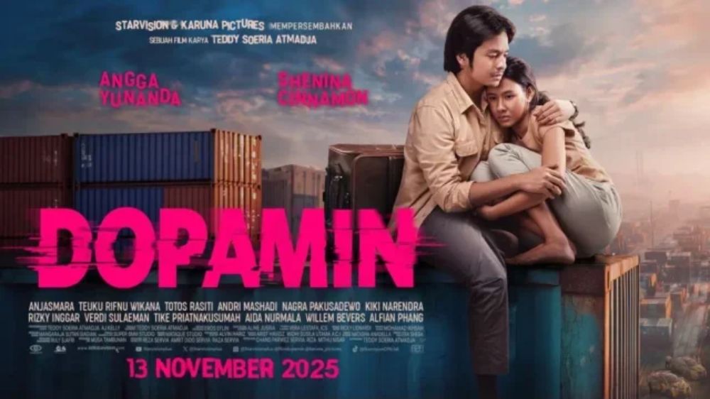 Sinopsis Film Dopamin, Drama Romantis dan Thriller Pasangan Muda Angga Yunanda dan Shenina Cinnamon