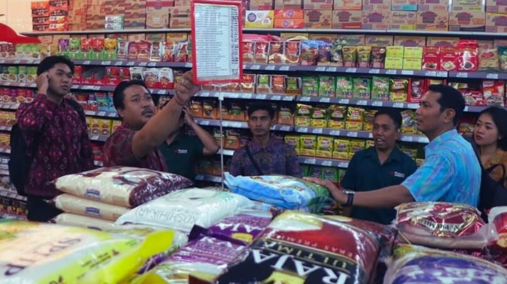 Satgas Pangan Polda Bali Sidak Sejumlah Pasar di Denpasar, Harga Bahan Pokok Masih Stabil