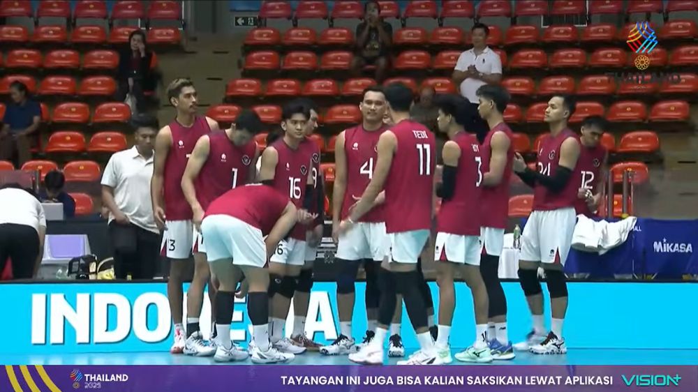 Menang Telak Atas Myanmar, Timnas Voli Putra Indonesia Jaga Asa di SEA Games 2025