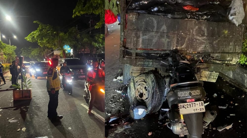 Kecelakaan Maut di Bypass Ngurah Rai, Sepasang Pengendara Motor Tewas