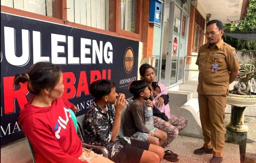 5 Gepeng Terjaring Razia oleh Dinsos Buleleng, Dua Orang Diantaranya Masih Anak-Anak