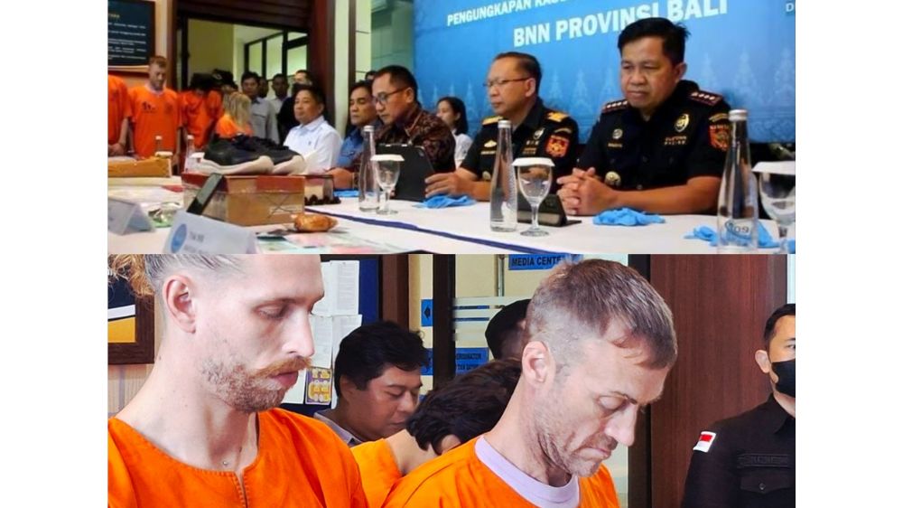 Dua Warga Inggris Ditangkap di Bali Usai Terciduk Membawa 1,3 kg Kokain