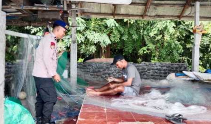 Sat Polaruid Karangasem Patroli di Pantai Tulamben, Ini Hasilnya!