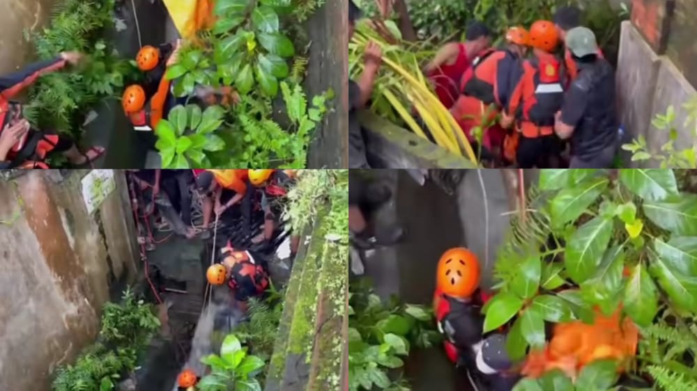 WNA Rusia Tewas Terseret Banjir di Jembatan Tibubeneng Kuta Utara