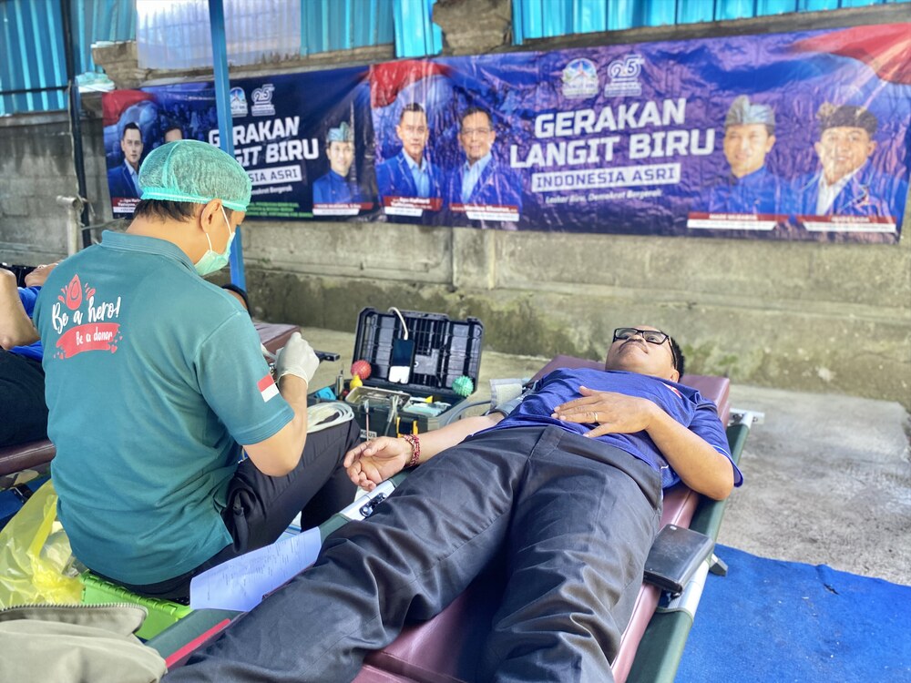 25 Tahun Partai Demokrat, DPD Bali Gelar Aksi Donor Darah