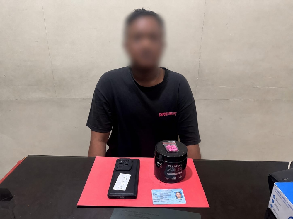 Simpan 10 Butir Ekstasi, Security di Denpasar Ditangkap Polisi