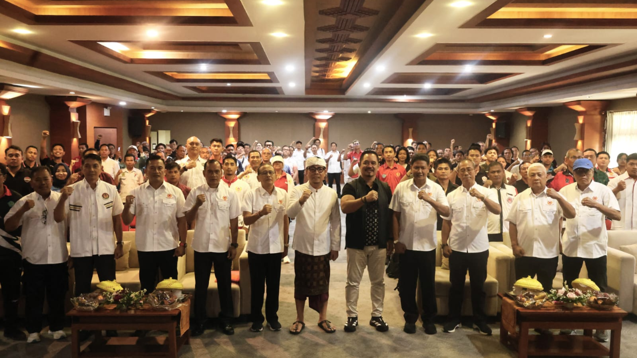 Rapat Kerja KONI Denpasar 2026, Wawali Arya Wibawa Dorong Kualitas Atlet Denpasar