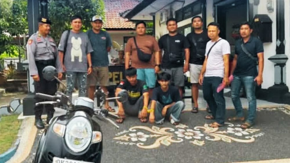 Dua Pencuri Motor Asal Gianyar Dibekuk Saat Nongkrong di Warung Gilimanuk