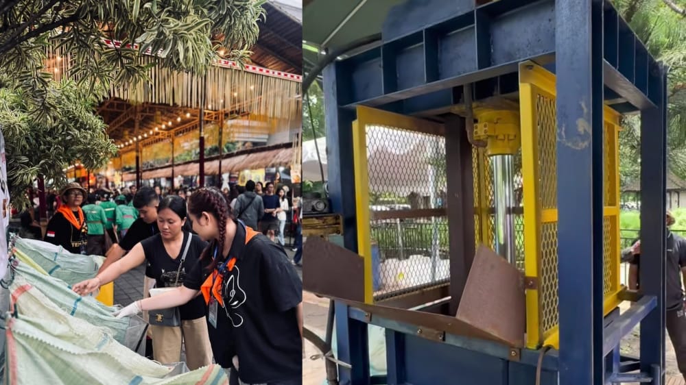 Denfest 2025 Hasilkan 25 Ton Sampah per Hari, Seluruhnya Diklaim Tuntas Diolah di Lokasi