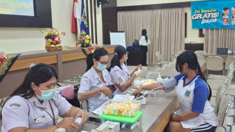 Pemprov Bali Luncurkan Program Cek Kesehatan Gratis Anak Sekolah, Targetkan Generasi Emas 2045