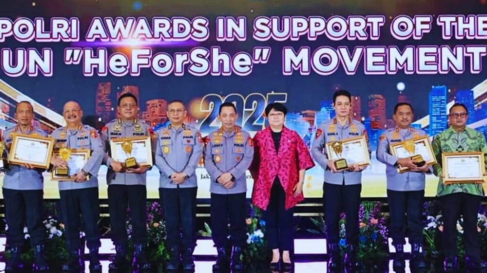 Dukung Peran Polwan, Kapolda Bali Masuk Deretan Penerima HeForShe Movement 2025