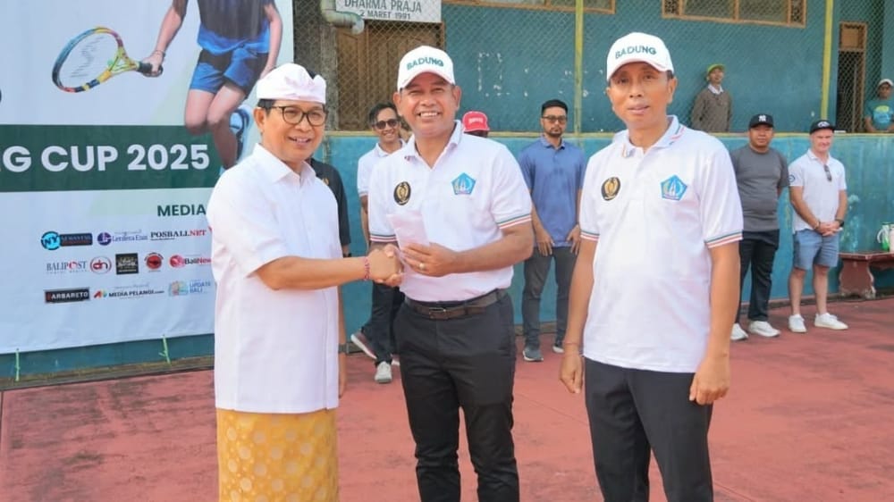Bupati Adi Arnawa Buka Turnamen Tenis Junior Terbuka Bupati Badung Cup 2025