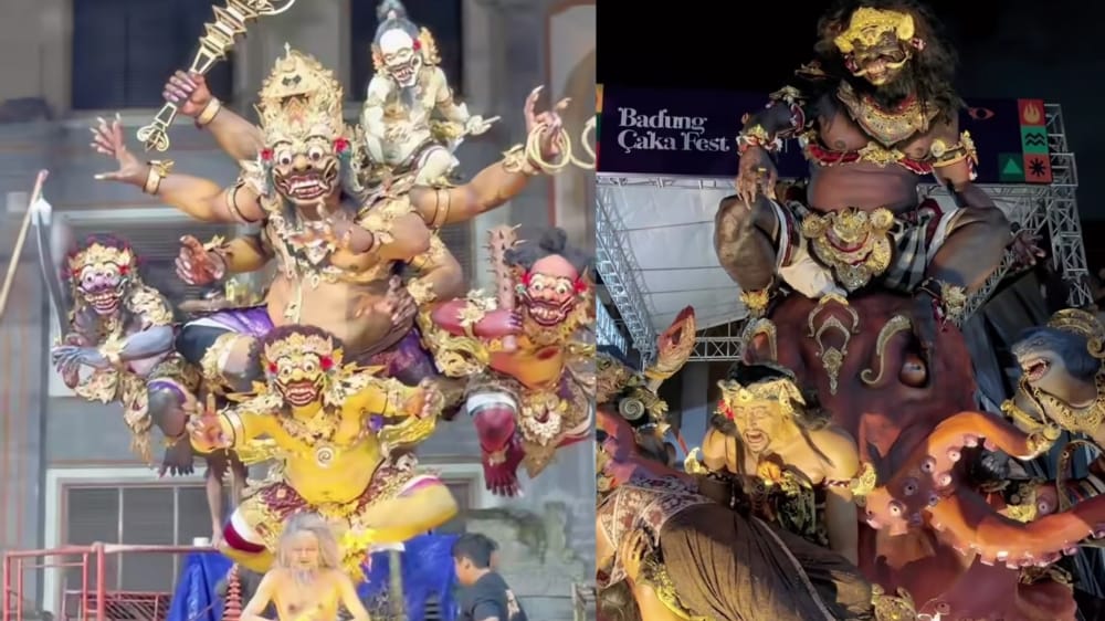 Parade Ogoh-Ogoh Meriahkan Hari Pertama Badung Caka Fest 2026 di Puspem Badung