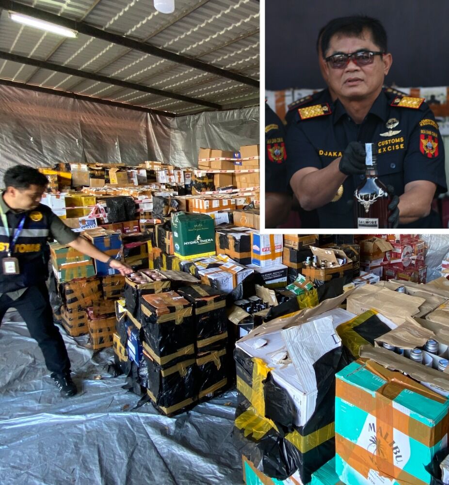19 Ribu Botol Miras Berpita Cukai Palsu Nyaris Beredar di Bali