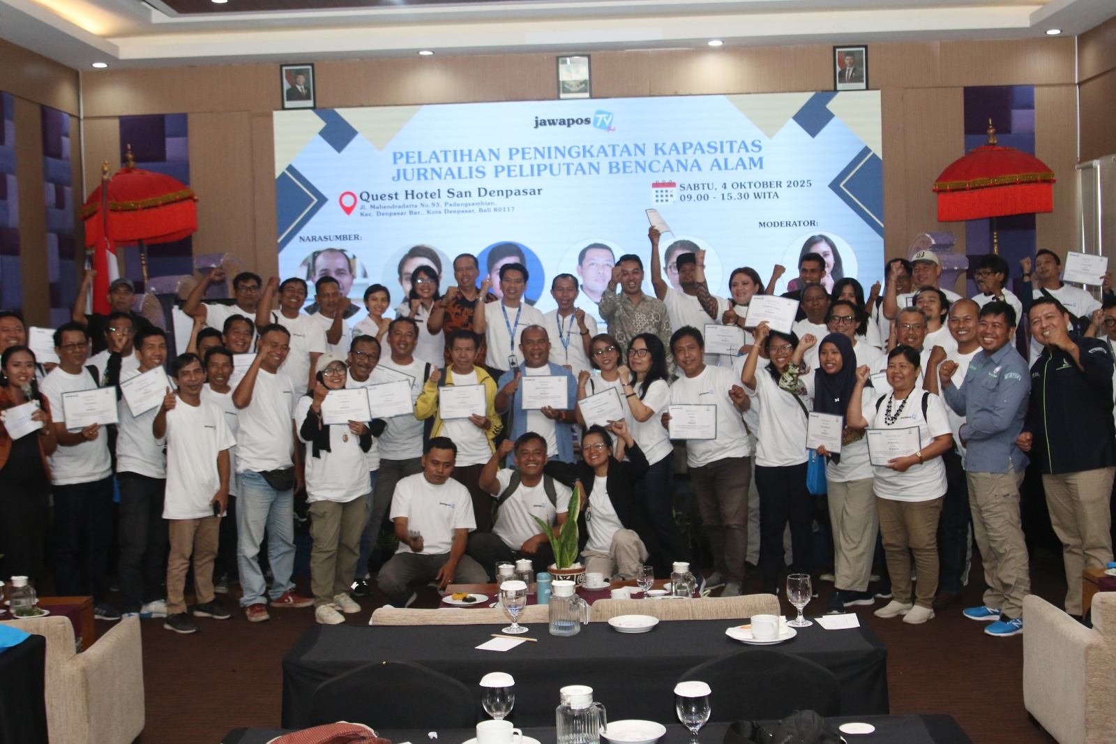 Ini Peran Penting Jurnalis Mengabarkan Informasi Data Saat Bencana Terjadi