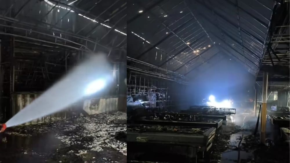 Don Vito Billiard Denpasar Ludes Terbakar Diduga Korsleting Listrik