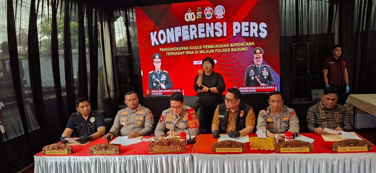 Tiga Tersangka Penembakan WNA di Bali Dihadirkan ke Publik, Polisi: Pelaku Anggota Gangster!