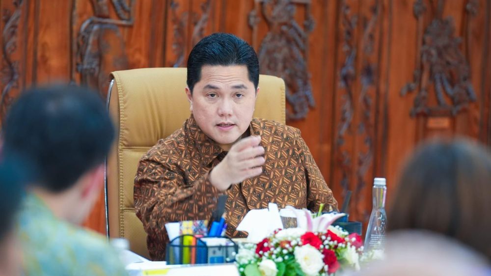 Respons Erick Thohir Setelah IOC Cabut Hak Tuan Rumah