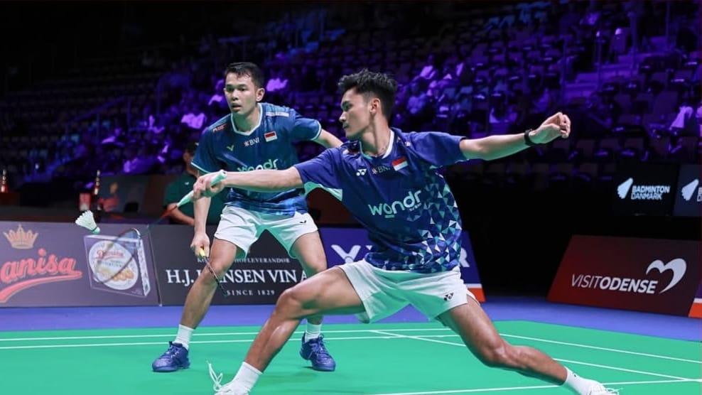 Tampil Pantang Menyerah Tiga Gim, Fajar/Fikri Tetap Harus Akui Keunggulan Hoki/Kobayashi di Denmark Open
