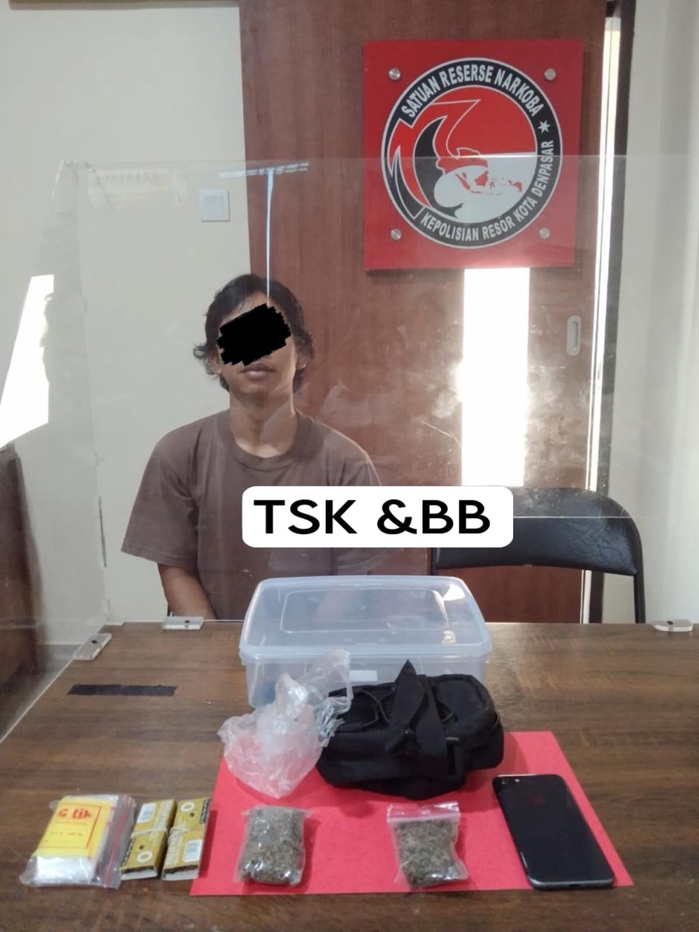 Pengedar Ganja di Kerobokan Diamankan, 16,59 Gram Disita