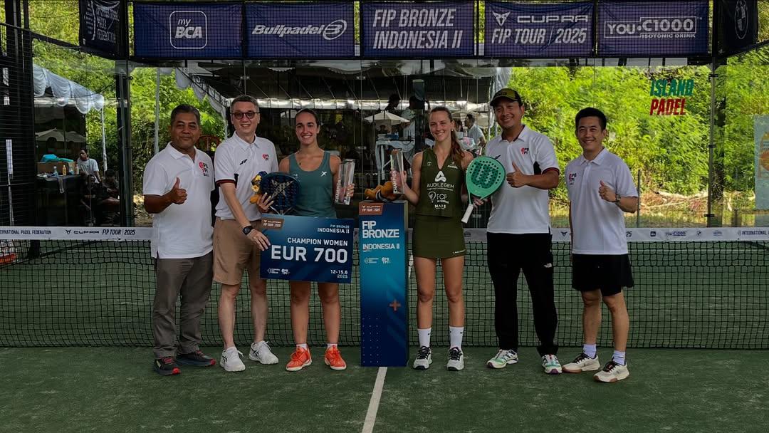 Turnamen Padel Internasional 2025 Sukses Digelar, Bali Sabet Gelar Juara di Ganda Putri