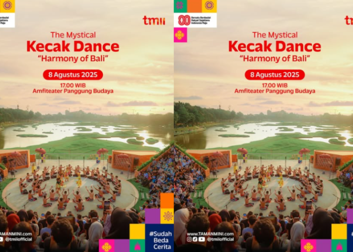 Jangan Lewatkan! Pertujukan Tari Kecak Kembali Hadir di TMII 8 Agustus 2025