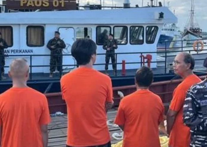 KKP Berhasil Tangkap Kapal Ikan Milik China di Perairan Bali, Dugaan Sindikat TPPO