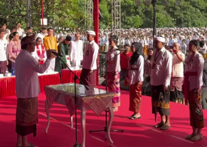 Wali Kota Denpasar Lantik 3.926 PPPK di Hari Lahir Pancasila, Ingatkan Ini Kepada ASN 