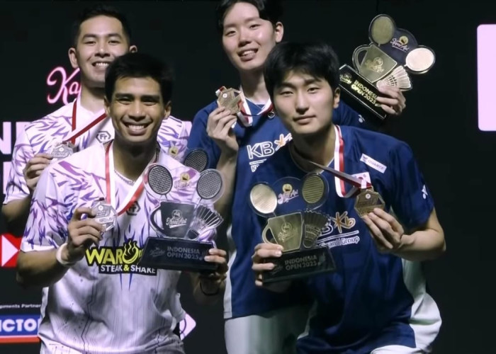 Sabar Karyaman/Reza Pahlevi Kalah dari Ganda Putra Korsel, Indonesia Open 2025 Nihil Gelar Juara