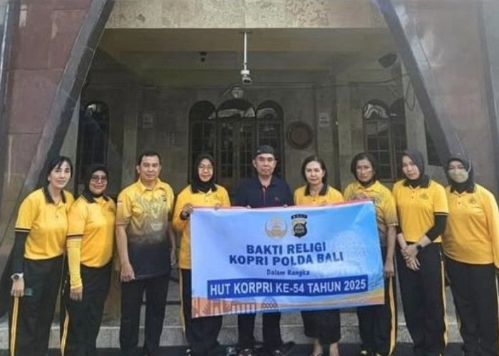 HUT ke-54, KORPRI Polda Bali Gelar Bakti Religi Lintas Agama