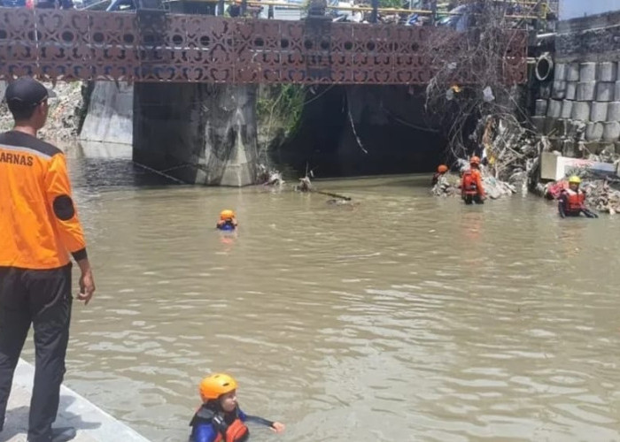 Memancing Semalaman, Seorang Pria Diduga Terseret Arus Sungai Tukad Badung