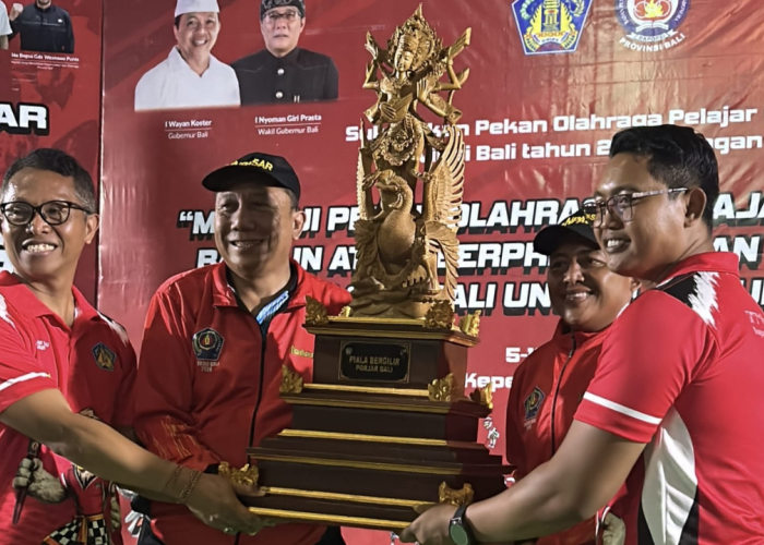 Denpasar Kembali Juara Umum Porjar Bali 2026, Borong 345 Medali Emas