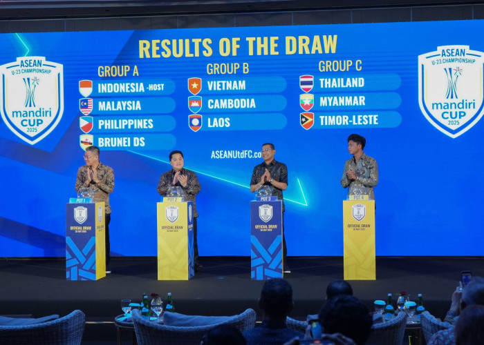 Hasil Drawing ASEAN U-23 Championship Mandiri Cup 2025, Timnas Indonesia Satu Grup dengan Malaysia