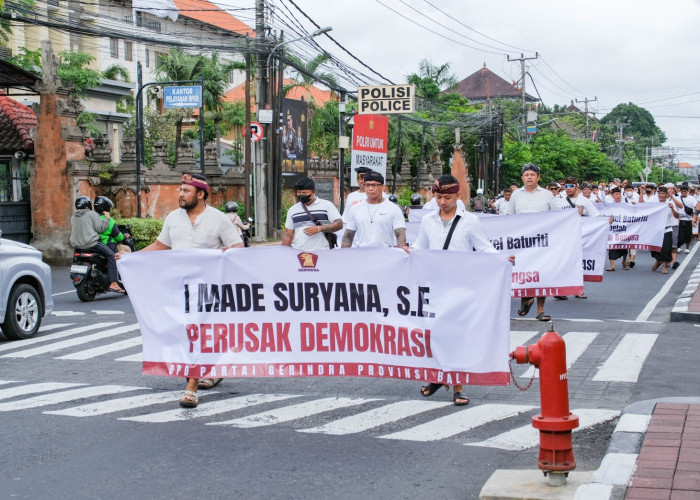 Puluhan Simpatisan Gerindra Bali Ramai-Ramai Polisikan Made Suryana, Apa Alasannya?