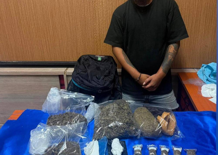 Pengedar Narkoba di Jimbaran Dibekuk, Polisi Sita Ganja 1,7 Kg